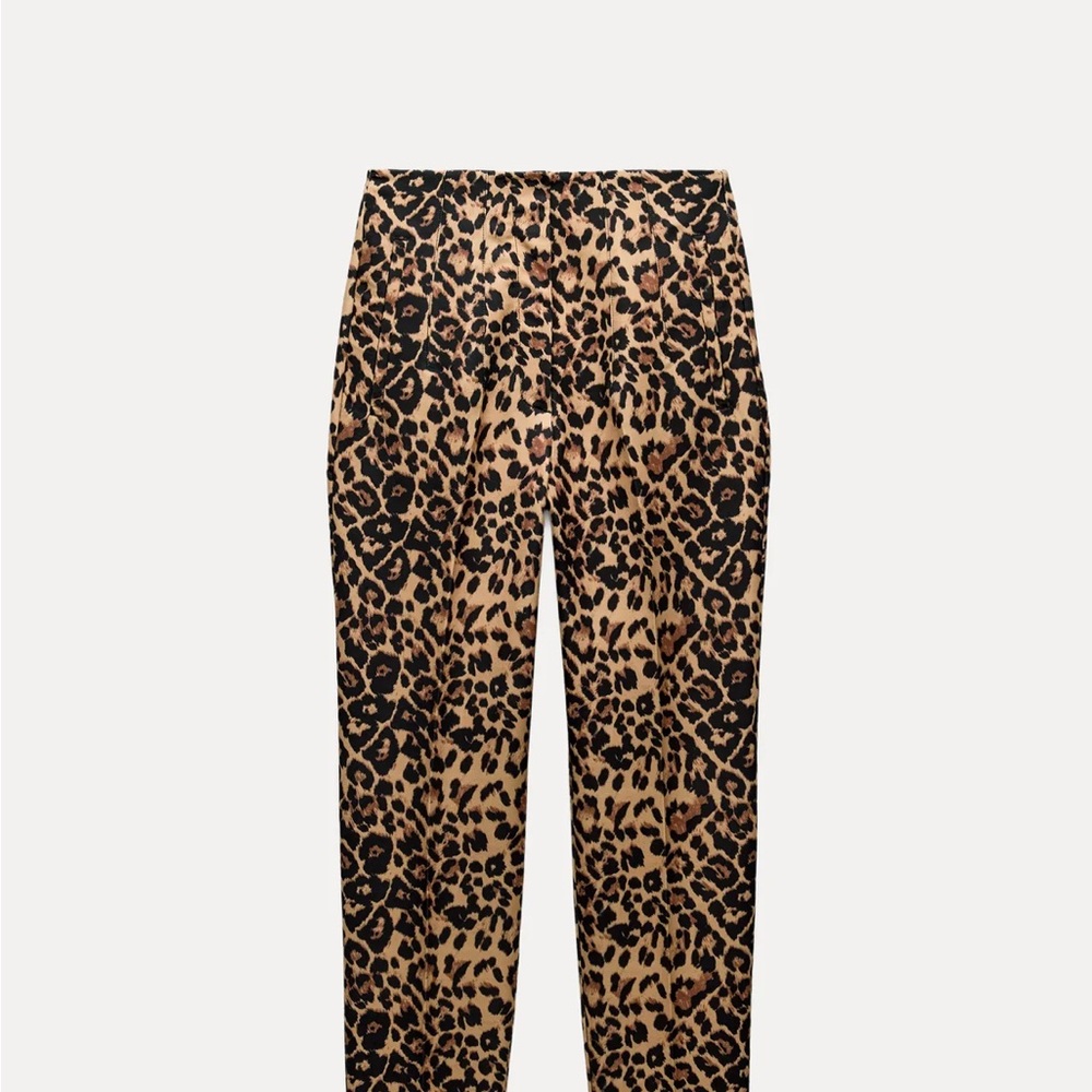 Zara Animal Print Women's Trousers